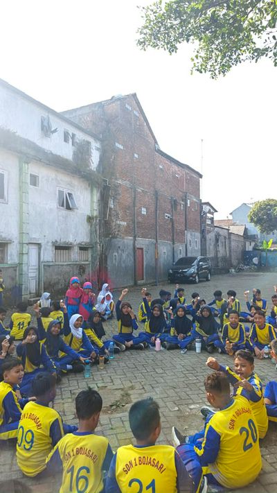 Aksi bergizi di SD N 1 Bojasari dan SD N 2 Bojasar