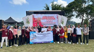 Cek Kesehatan Gratis Grand opening CFD Jalan Lingkar Selatan Kertek