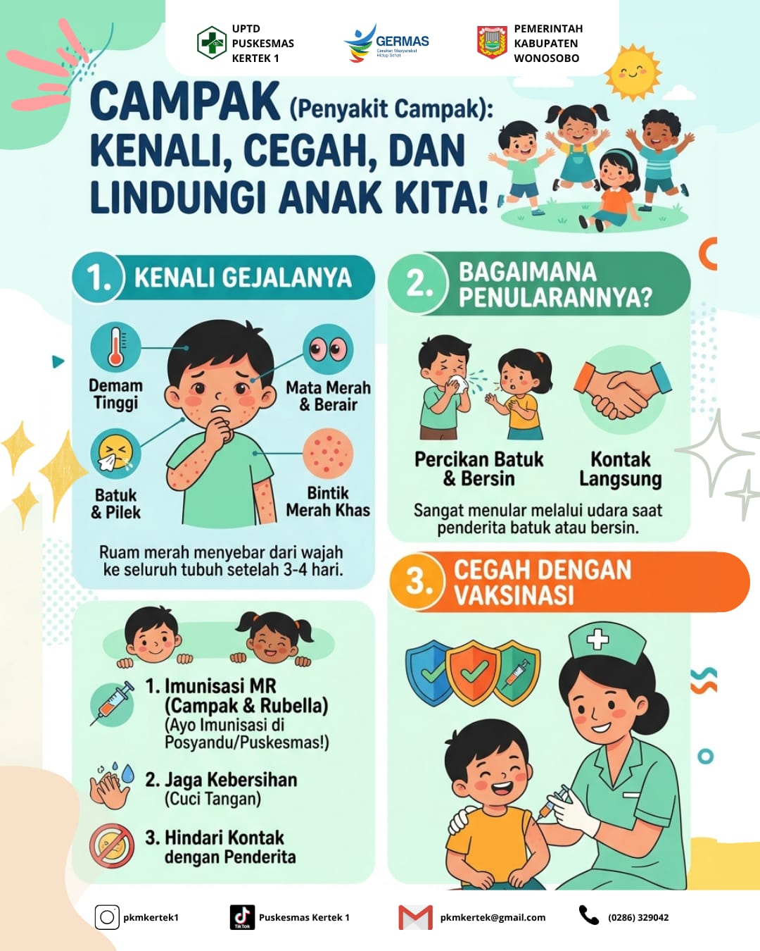 🩺 YUK KITA KENALI, CEGAH, DAN LINDUNGI ANAK KITA DARI CAMPAK! 🌿✨