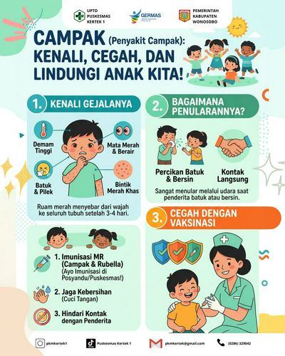 🩺 YUK KITA KENALI, CEGAH, DAN LINDUNGI ANAK KITA DARI CAMPAK! 🌿✨