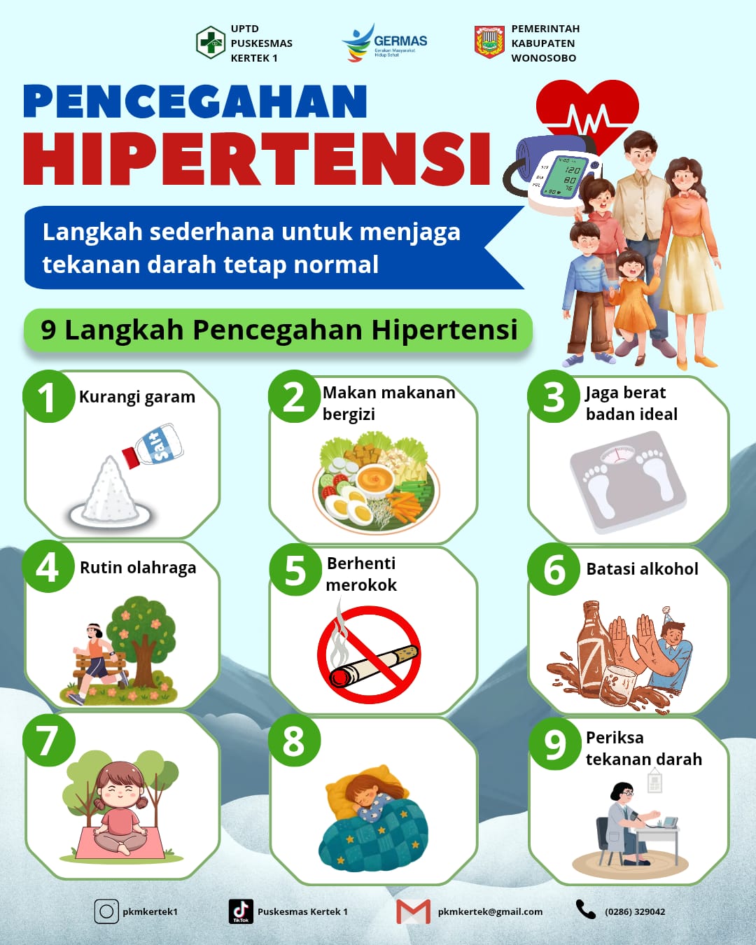 🩺 CEGAH HIPERTENSI, JAGA TEKANAN DARAH TETAP NORMAL! ❤️