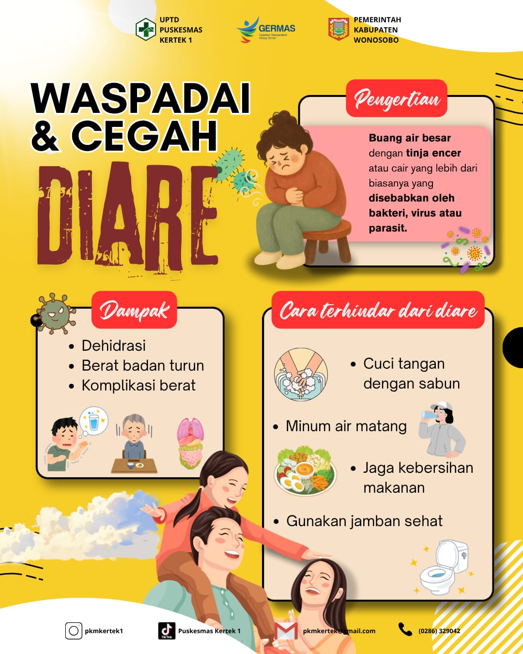 💧 WASPADA DAN CEGAH DIARE! 🦠